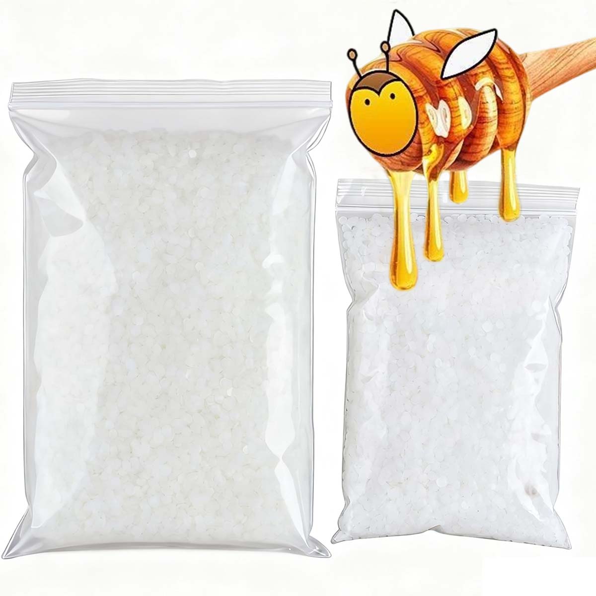 Candle Supplies Bulk - 200g-1000g cera de abelha branca puro