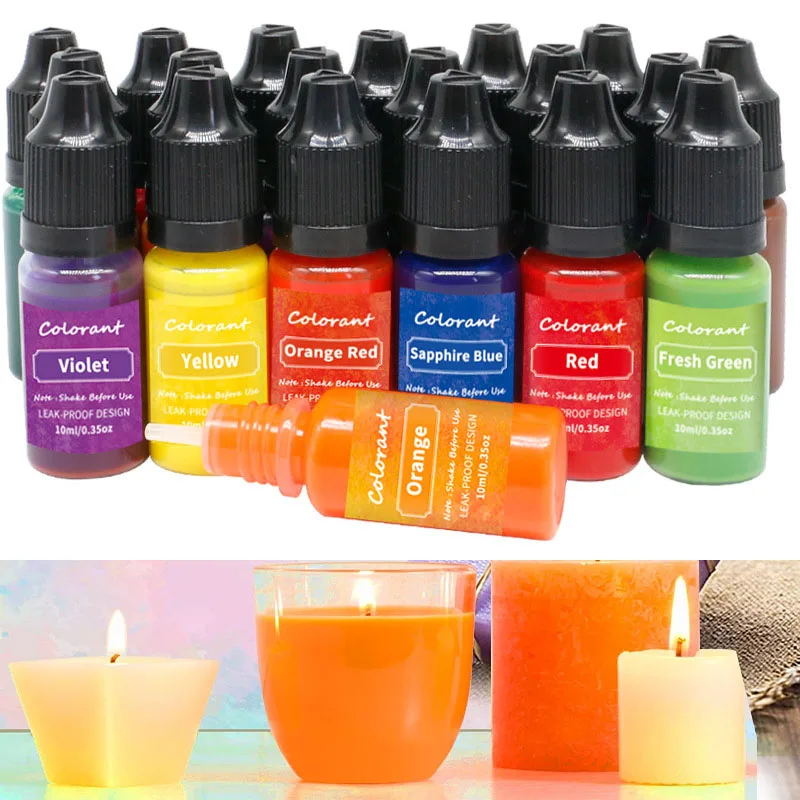 Candle Supplies Bulk - 20 cores alta concentração artesanal vela