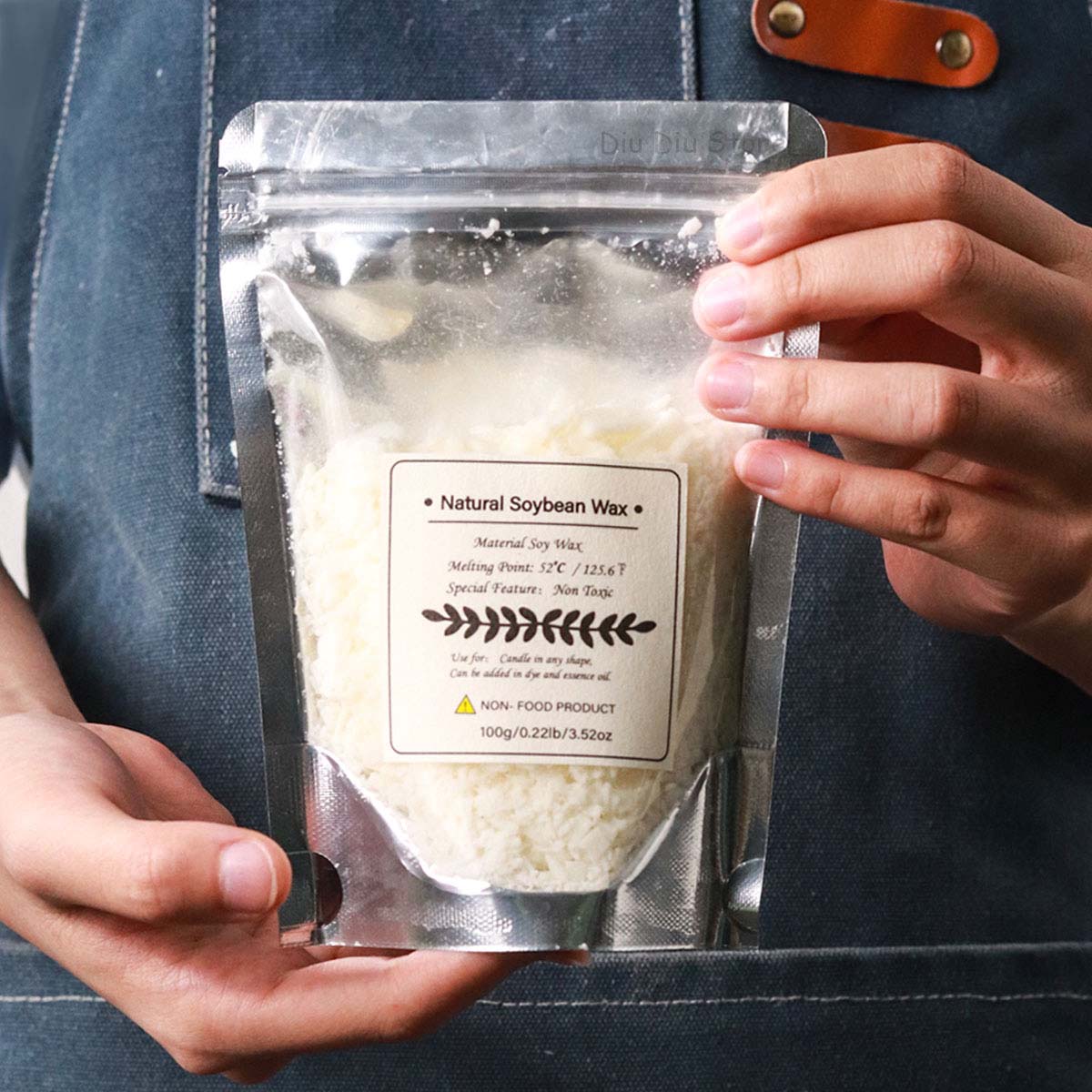Floco de cera de soja natural  - Candle Supplies Bulk avaliação e preço