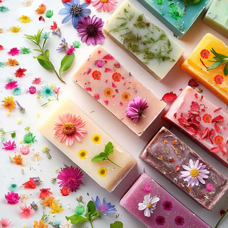 Flor colorida mista para molda - Candle Supplies Bulk avaliação e preço