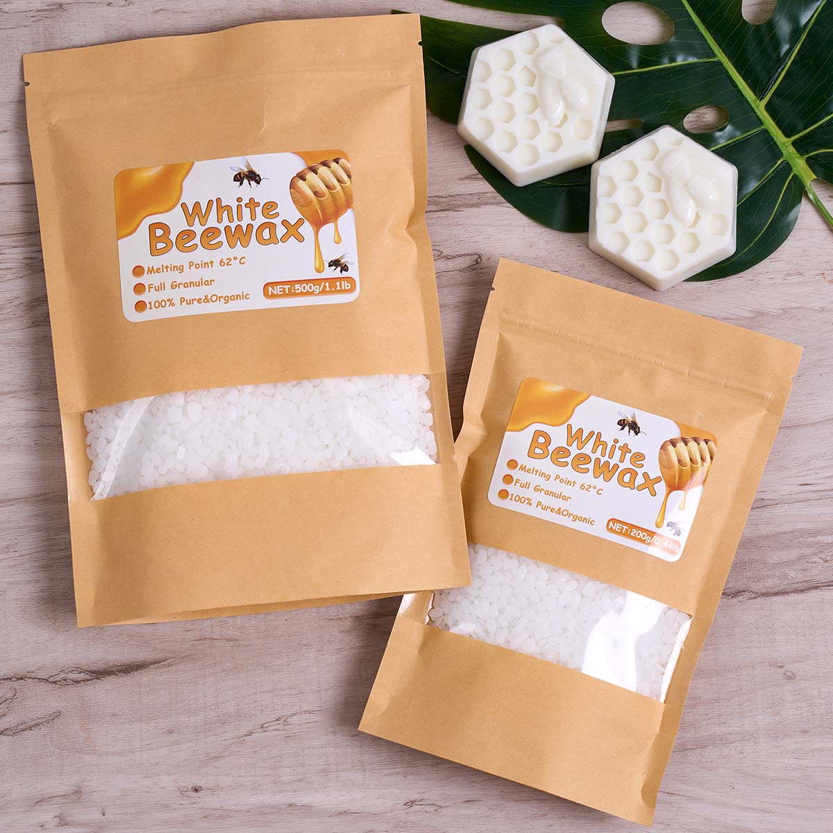 1000g cera de abelha branca di - Candle Supplies Bulk avaliação e preço