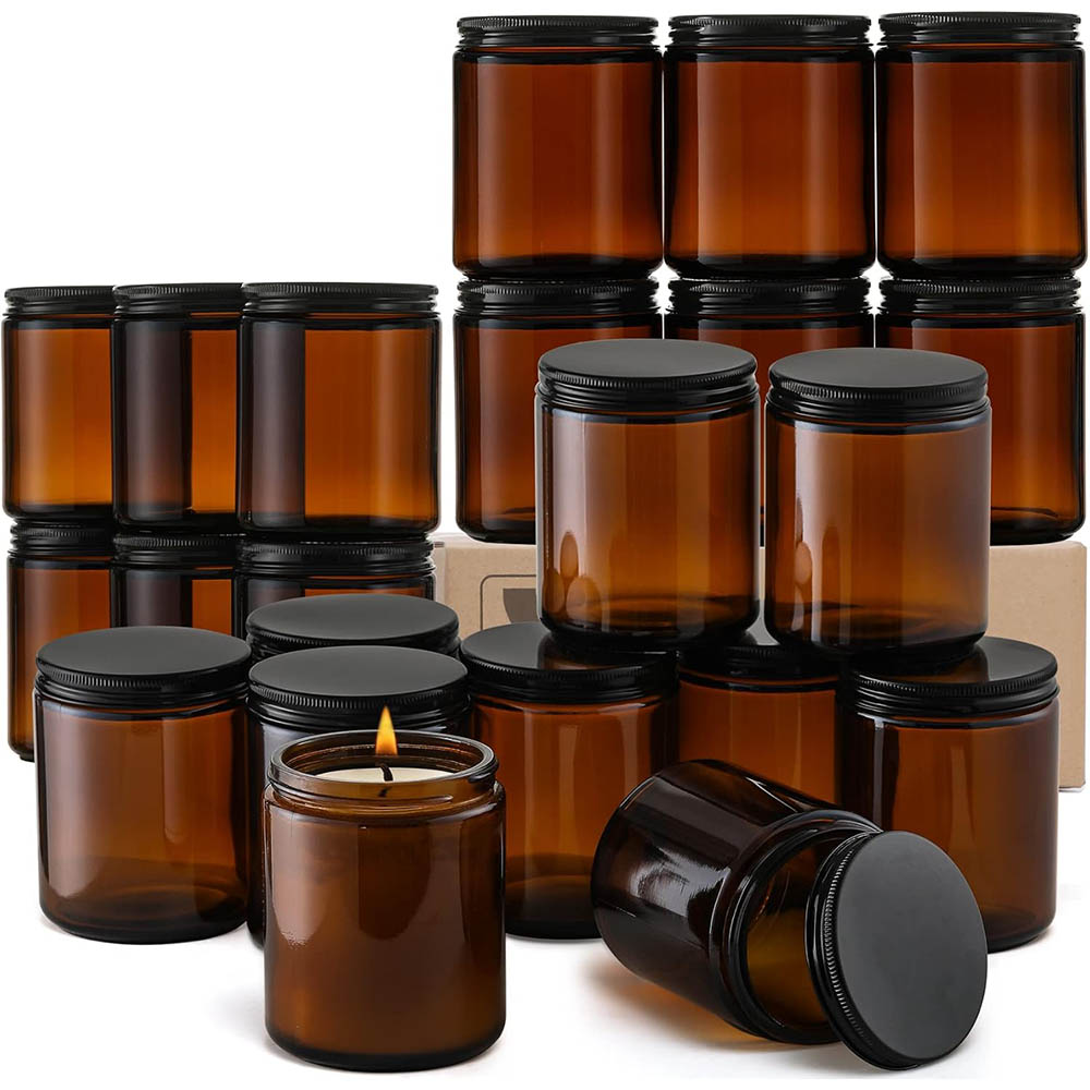 Frascos de Vidro Âmbar de 8oz  - Mason Jar 8Oz avaliação e preço