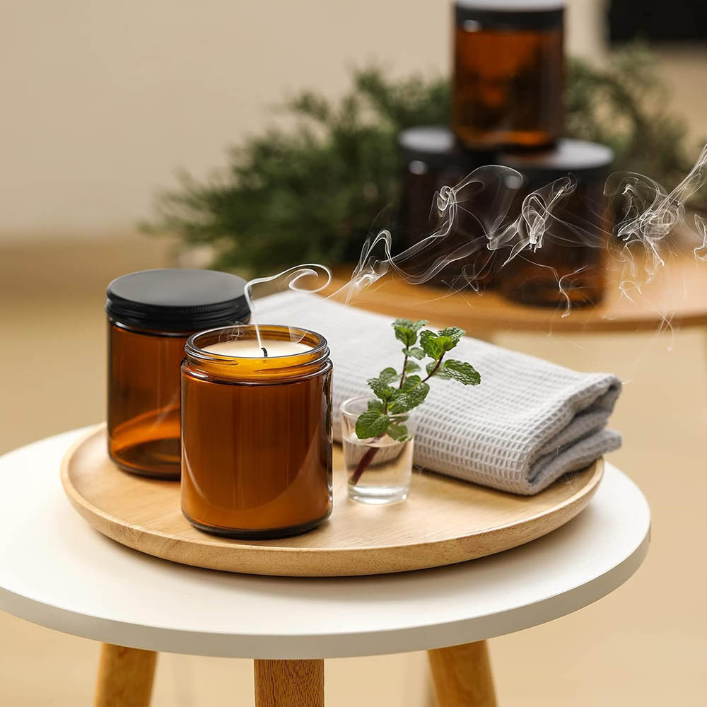 Frascos de Vidro Âmbar de 8oz  - Mason Jar 8Oz avaliação e preço