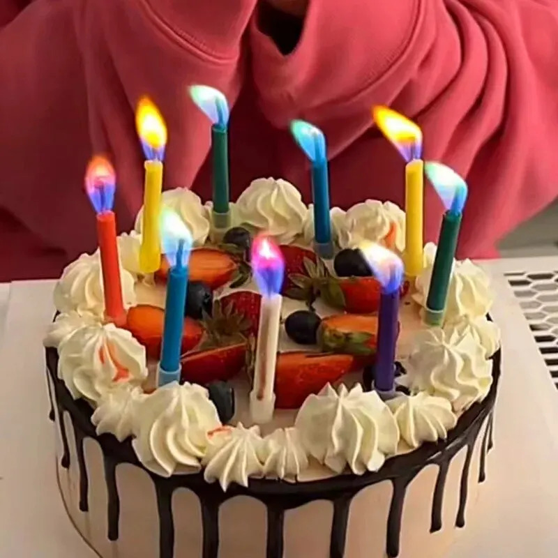 Velas de chama coloridas multi - Candle Supplies Bulk avaliação e preço