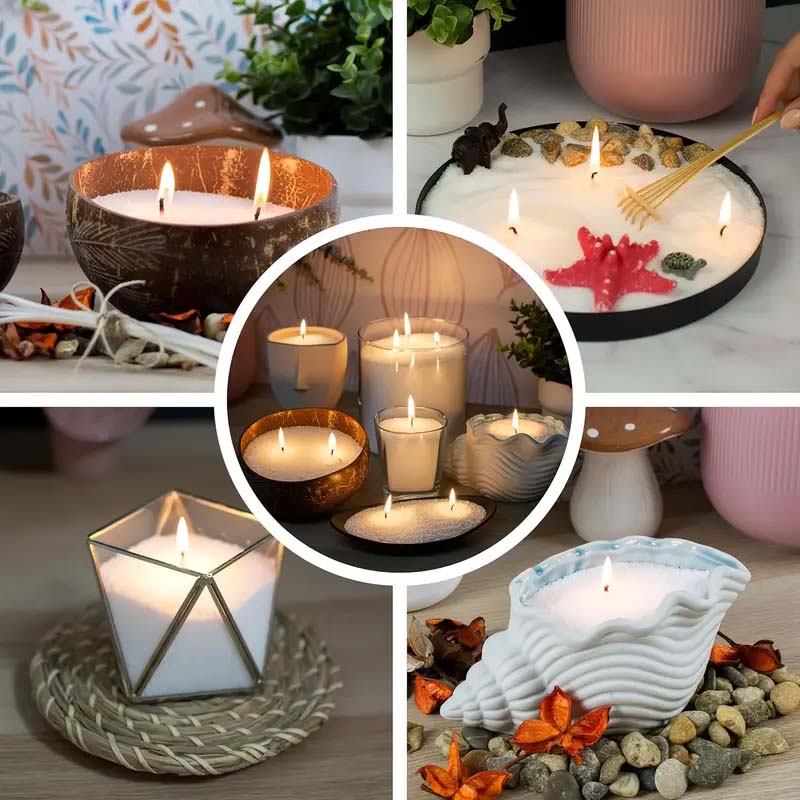50/100/200/500g branco granula - Candle Supplies Bulk avaliação e preço