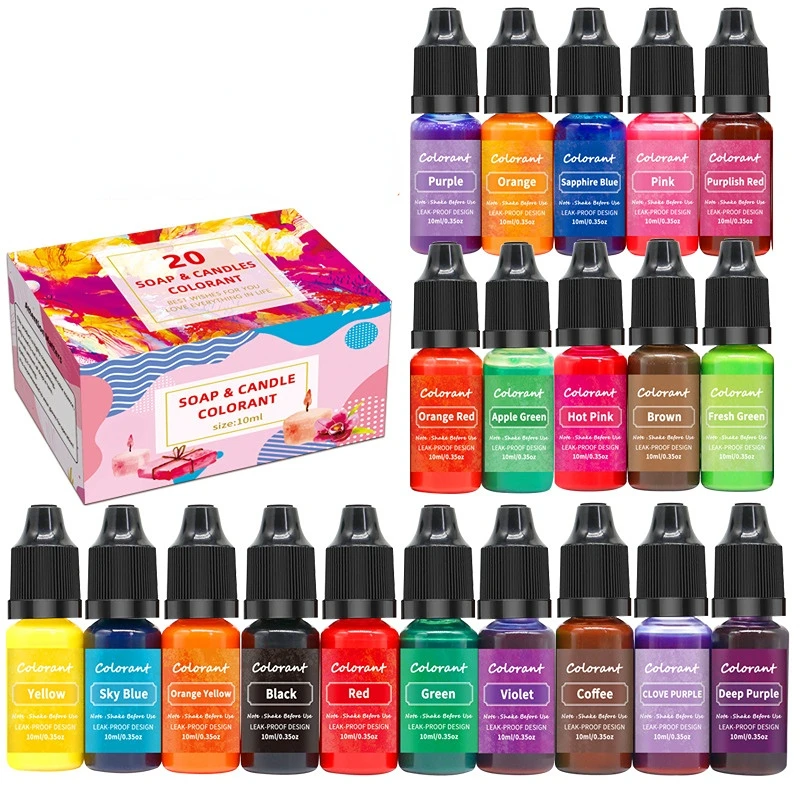 20 cores alta concentração art - Candle Supplies Bulk avaliação e preço