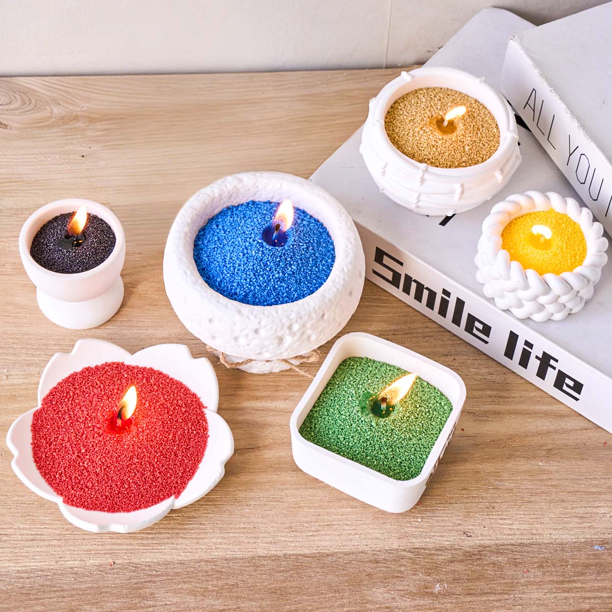 Cera Granulada Colorida de 500 - Candle Supplies Bulk avaliação e preço